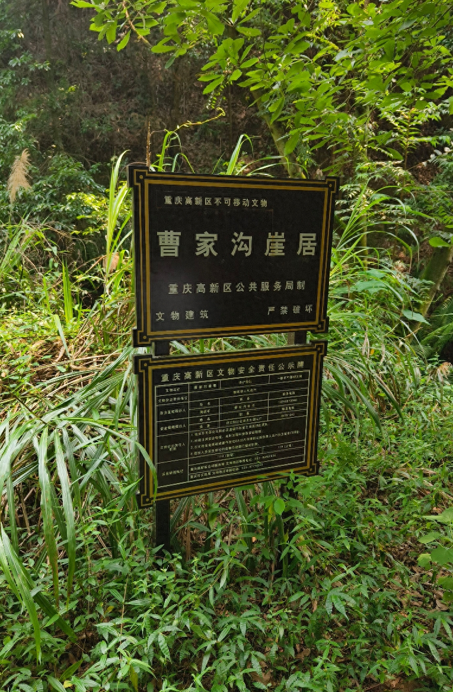 重庆大学城深山发现一排蛮子洞，内部有古人留下的文字和生活痕迹