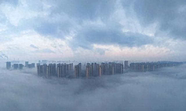 大同今早“秒变仙境”,将千年古都打造成水墨画卷