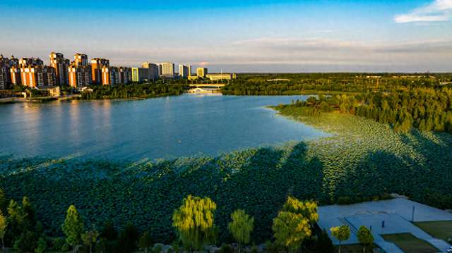 图说遂平：玉湖浅秋 静美如诗