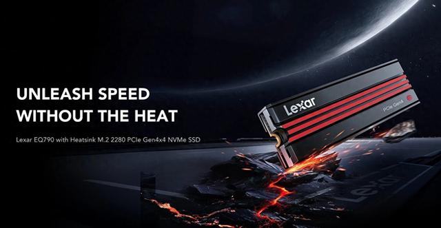 雷克沙推出带散热器的EQ790 PCIe 4.0 SSD：速度达7GB/s，可适配PS5