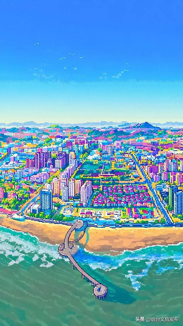 【乐游烟台】像素风烟台黄渤海新区，带你重回1990！