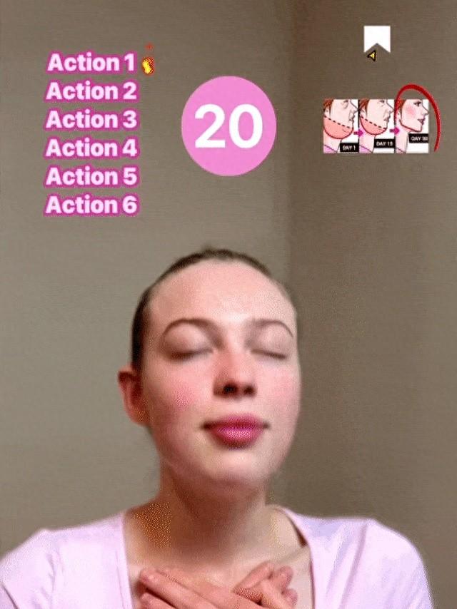 优化脸部（6个 面部瑜伽 坚持半年）