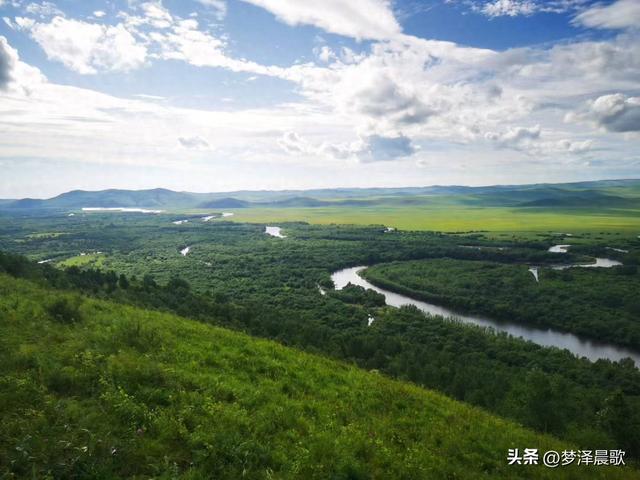内蒙古碧波丹青 呼伦贝尔额尔古纳河湿地的雨后诗行