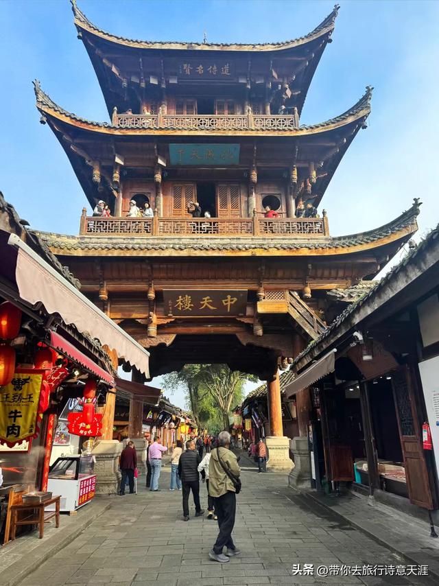 阆中古城城内的名胜古迹