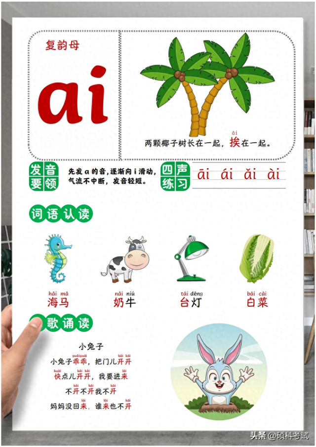 复韵母是哪些（幼升小汉语拼音复韵母值得替孩子收藏打印一份）