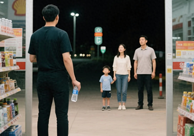 自驾游同事一家白嫖我车，服务区我去买瓶水，半小时后他们懵了