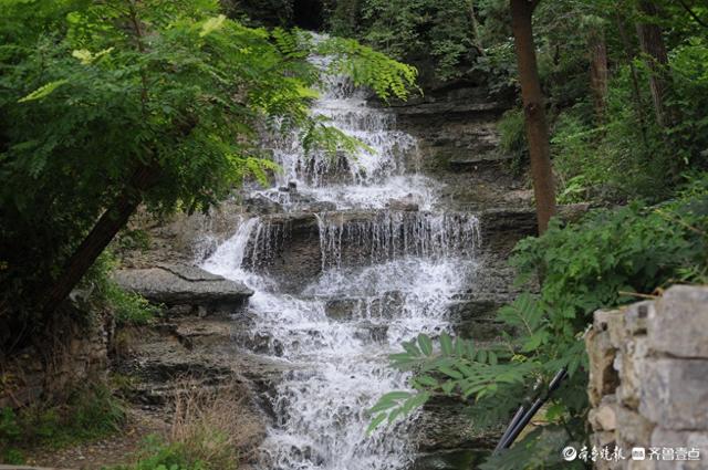 淄川涌泉叠瀑，纳凉观赏好去处