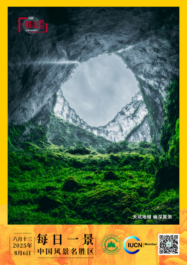 每日一景 | 天坑地缝 幽深莫测