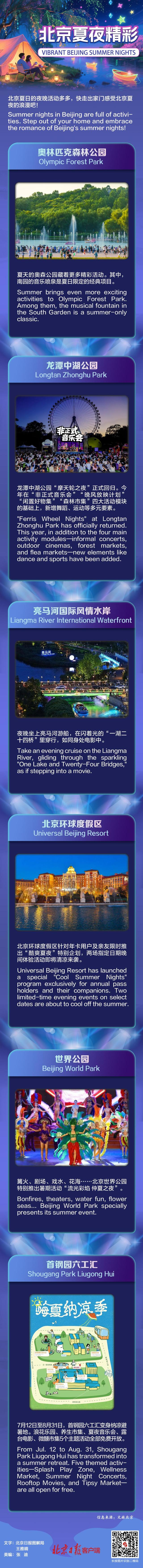 一图了解丨北京夏夜，精彩多多！