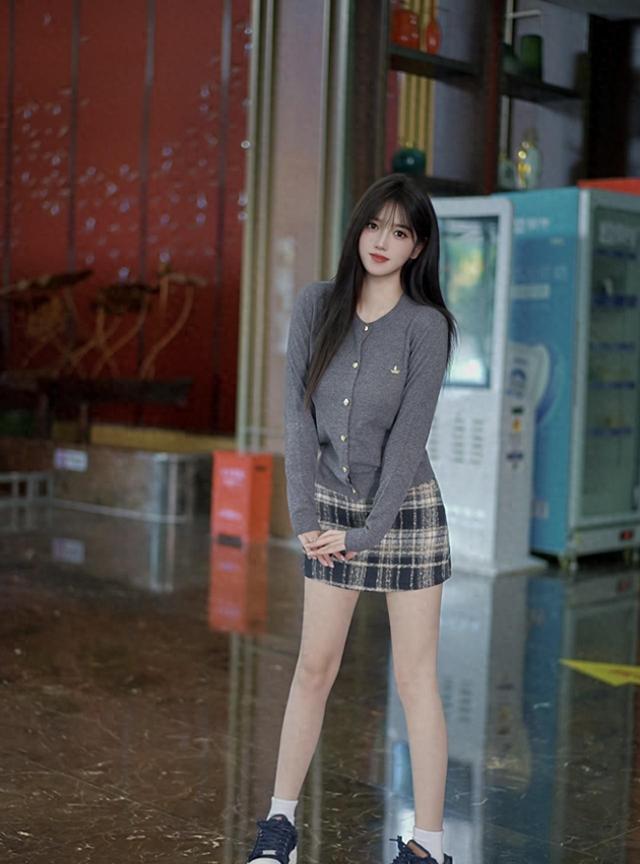 学生妹攻略（韩系校园感拉满📚格裙穿搭太绝啦）