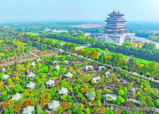 秋日登鹳雀楼，这波风光值了