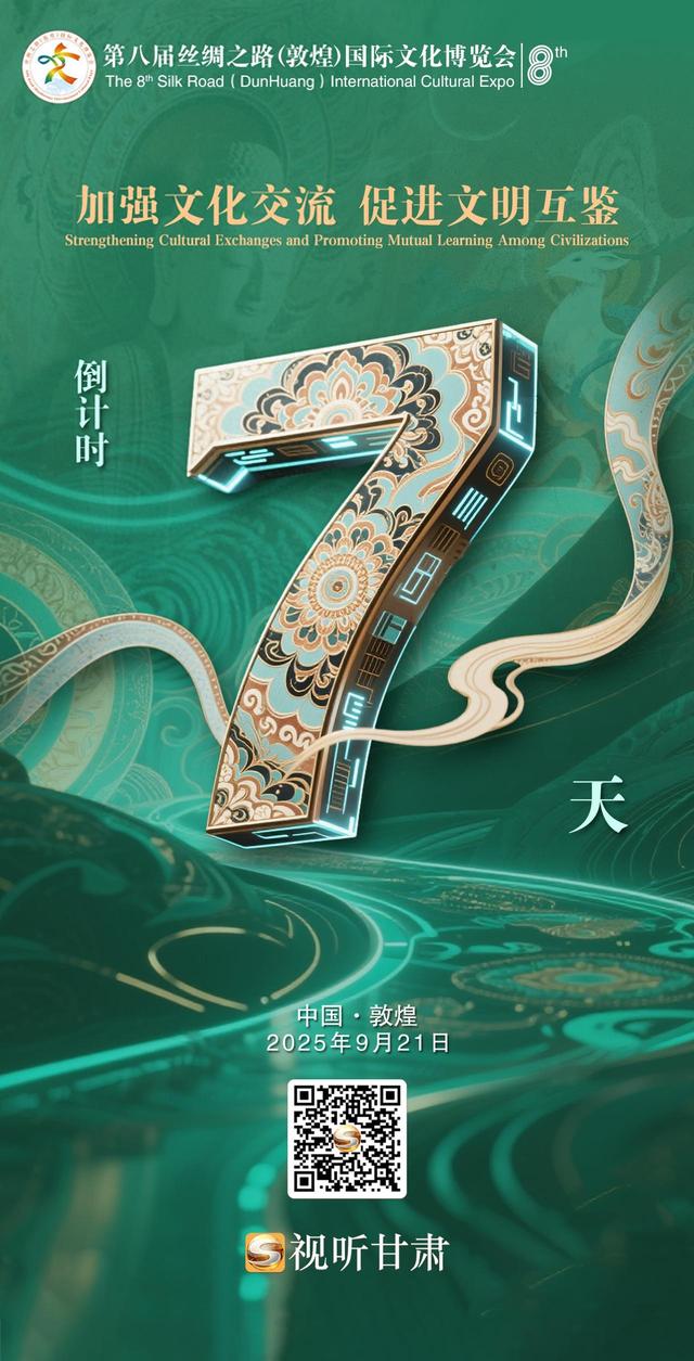 微海报 | 第八届丝绸之路（敦煌）国际文化博览会倒计时7天