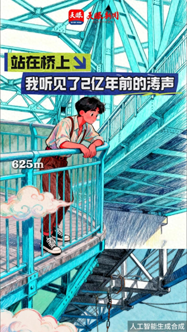 站在桥上，我听见了2亿年前的涛声