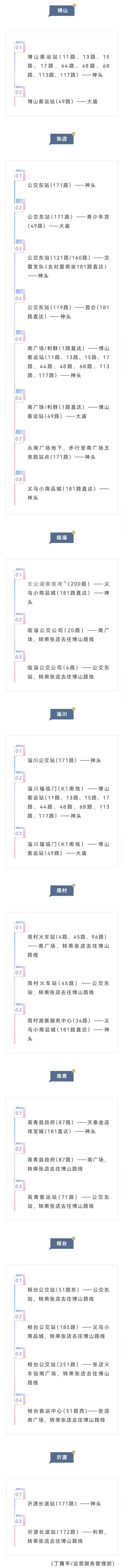 收藏转发！淄博各区县都有！