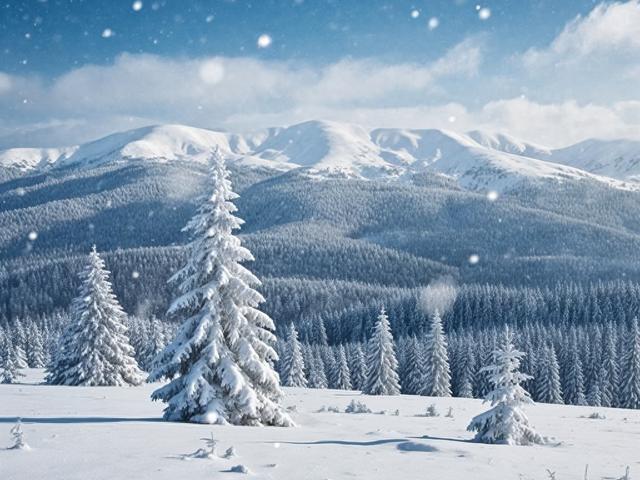 雪落龙江，绘就冬日诗画长卷