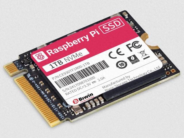 树莓派推出1TB款Raspberry Pi SSD：70美元，随机读取提升