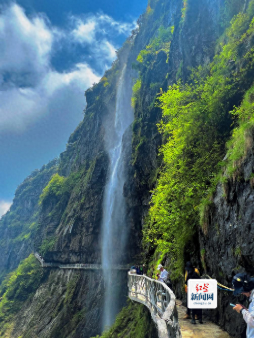 瓦屋山兰溪绝壁栈道7月19日试开放