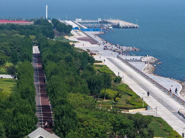 纳凉好去处 天津港保税区亲海空间引客来