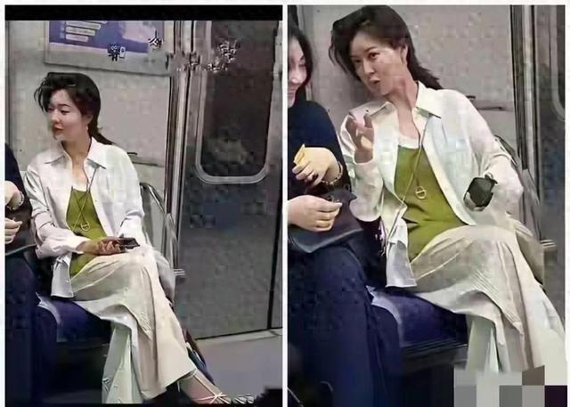 地铁里遇到一位干净的阿姨，我相信她年轻的时候追求的人肯定很多