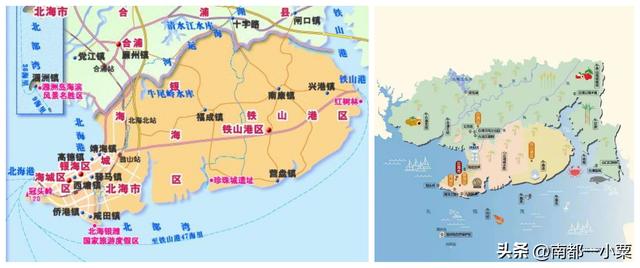 广西北海，四大古镇