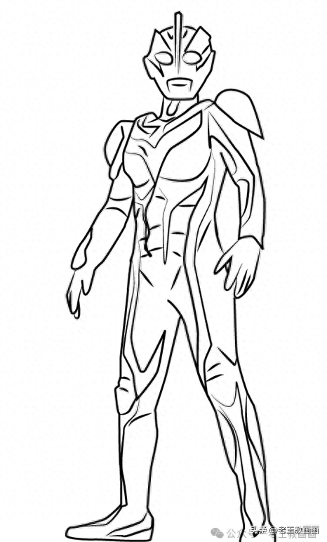 奥特曼涂色（孩子们的最爱）