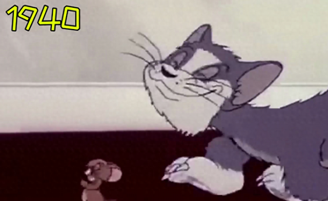 猫和老鼠最老版本是哪一年（猫和老鼠汤姆80年间的形象演变史）