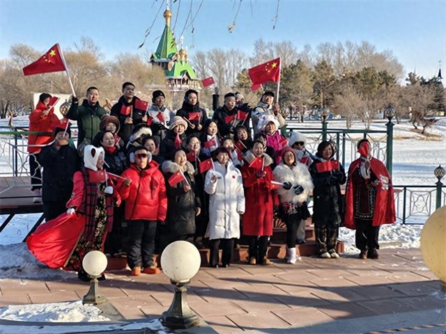 记黑龙江省导游协会志愿者伏尔加庄园开启52小时公益直播