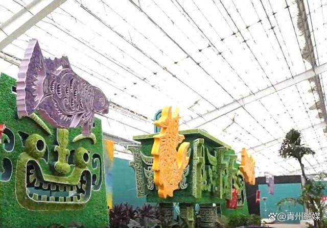 花博会布展风格各异 青州元素十足