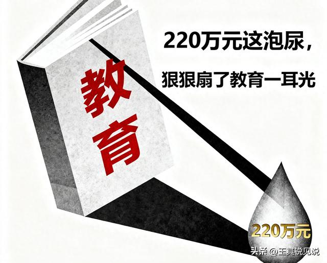220万元这泡尿，狠狠扇了教育一耳光