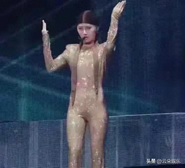 演唱会上这一身，真是把我惊着了！这审美，属实让人不敢恭维
