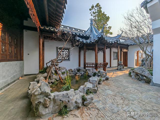 云梦：祥云湾苏式园林庭院美景显现