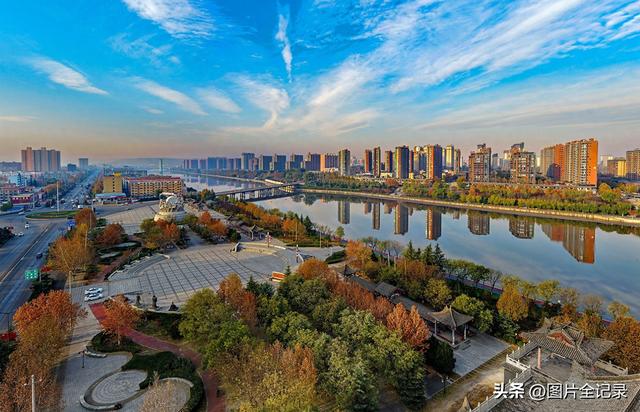 山西襄汾：城市公园 冬景如画