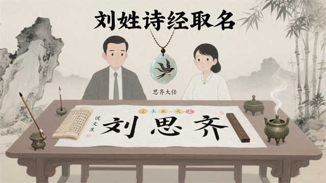 姓刘有涵养的男孩名字（愁坏刘姓爸妈精选28个诗经里的神仙名字）