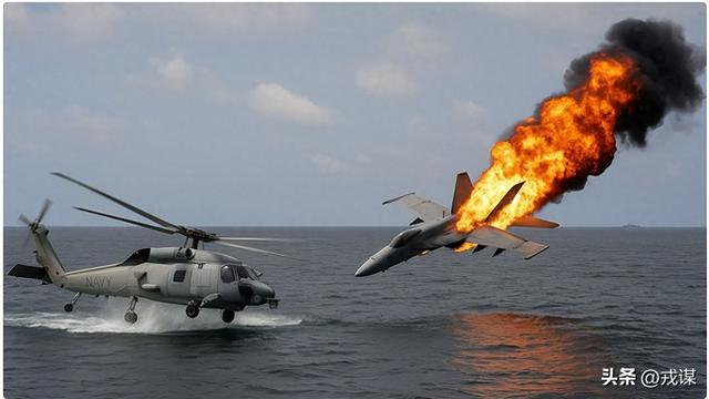美军在南海耀武扬威，但30分钟内2架军机坠毁！中方愿出手相助