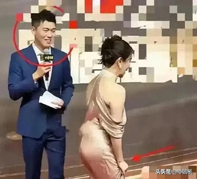 48岁左小青走红毯,不知道她尴不尴尬,反正我看着挺尴尬的。