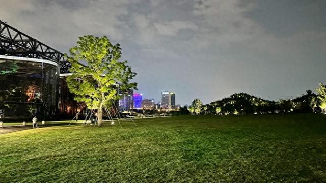 下雨也挡不住看露天电影的热情！上海世博文化公园昨晚点亮“璀璨之夜”