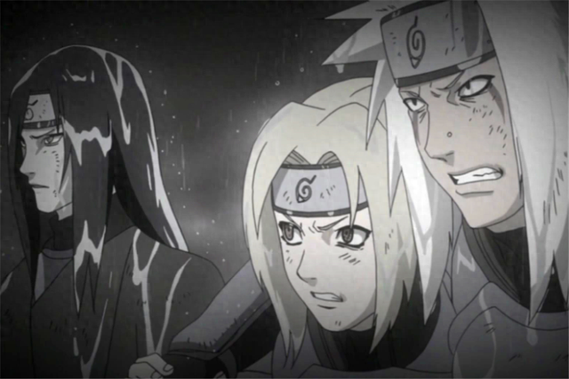 火影忍者鸣人冈手（火影忍者中纲手的6次战斗1根手指击败鸣人）