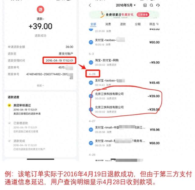 美团回应“退款疑问”：将帮助用户追溯每一笔订单