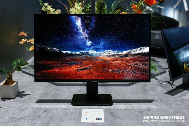 TCL华星首款OLED一般显示器面板被曝为27英寸4K 120/144Hz