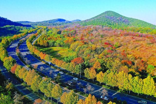 淮南：层林尽染 舜耕斑斓