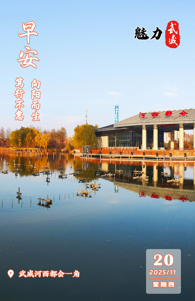 魅力武威丨武威河西都会一角