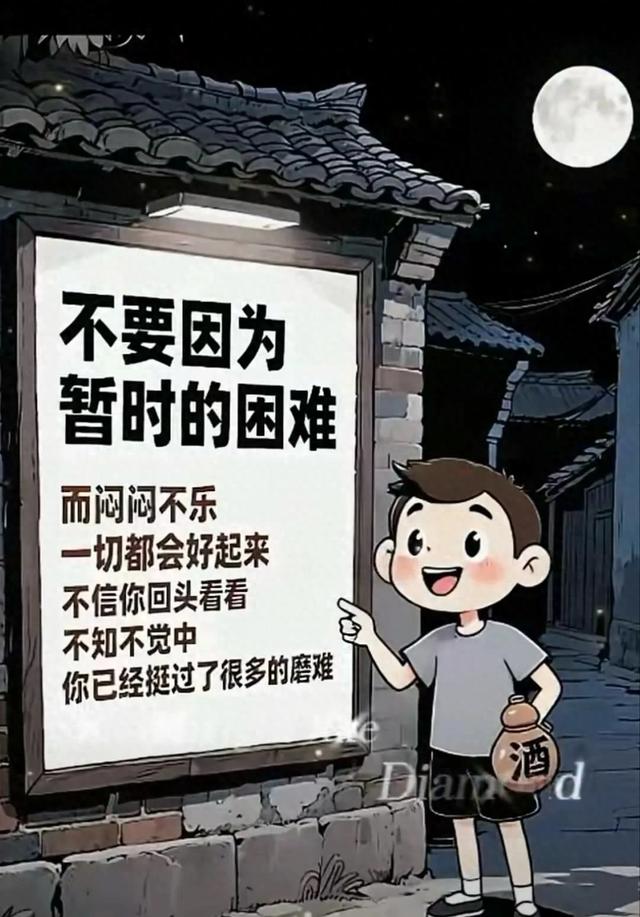 关于经历挫折后的感悟说说（经典语录｜不要因为短暂的困难而闷闷不乐）