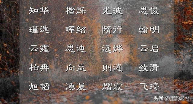 尔尔名字寓意（起名要慎重）