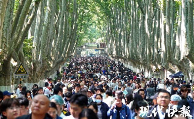 五一南京变人海：700条船不够用，全在看后脑勺！