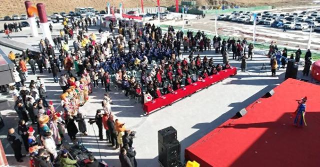 银雪迎宾客 非遗映冰原 肃南县神鹿冰雪王国启幕