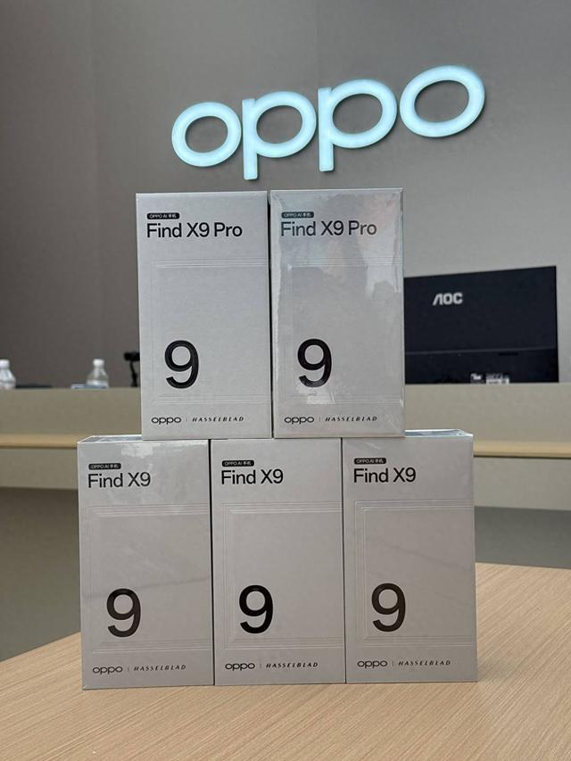OPPOFindX9系列真机已到店，多款配色惊艳亮相，质感满满