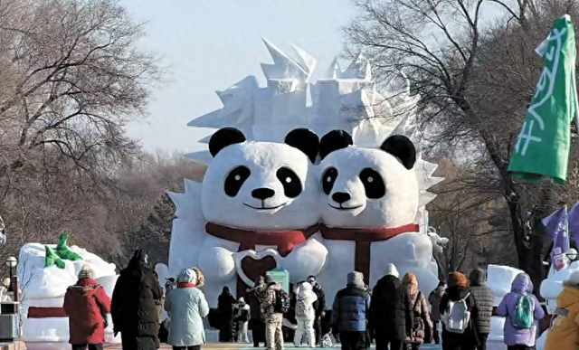 哈尔滨太阳岛雪博会雪博会花式“整活”看点十足