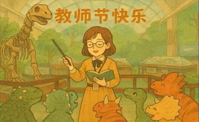 @所有老师 教师节献礼！上海自然博物馆邀您免费看恐龙展！
