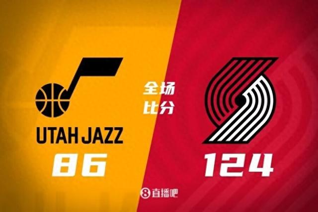 🏀季前赛-格兰特18+7 克林根14+20+4帽 开拓者大胜爵士