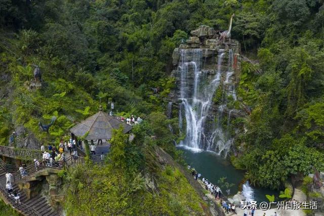 8天揽客17.8万！清远古龙峡人气足，入境游增长超两成